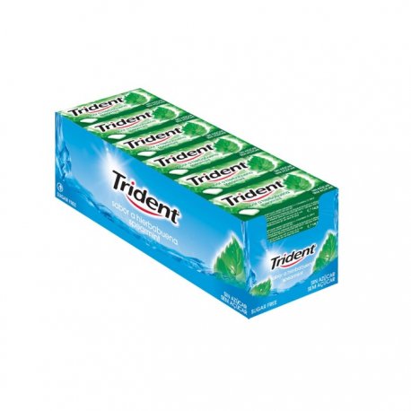 Chicles Trident de Hierba Buena Fresh 24 paquetes