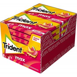 Chewing-gum Trident Maxi Pastèque et Pêche