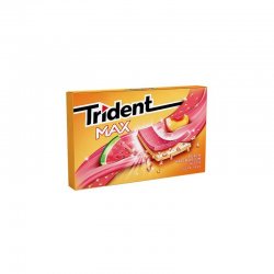 Chewing-gum Trident Maxii Pastèque et Pêche 12 paquets