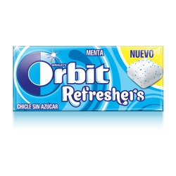 Chicles Orbit Refreshers Menta Sin Azúcar