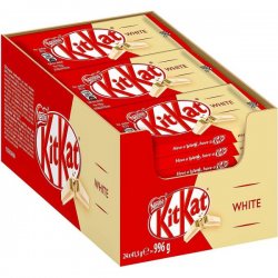 Bâtonnets Kitkat au chocolat blanc 24 sachets