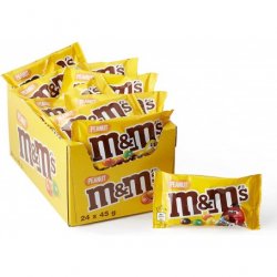 Chocolate M&M's Cacahuete 24 paquetes