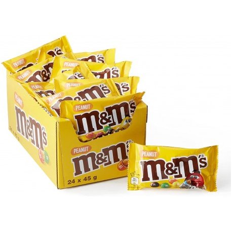 Chocolate M&M's Cacahuete 24 paquetes