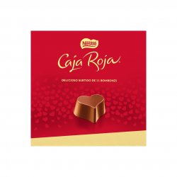 Boîte Rouge de Chocolats en Forme de Cœur