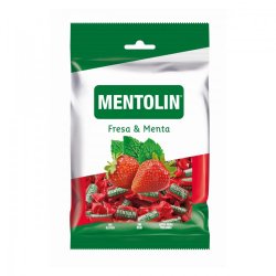 Mentolin à la Fraise et à la Crème Sans Sucre (16 Unités)