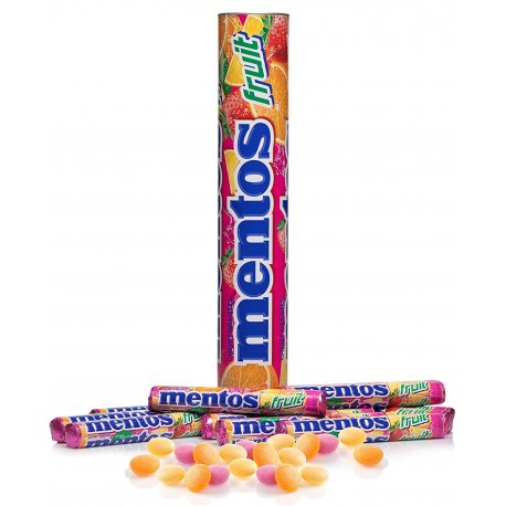 Caramelos Mentos Maxiroll Fruit