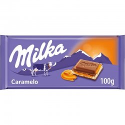 Tablette Chocolat Milka Caramel