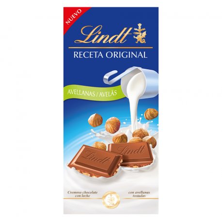 LINDT TABLETA AVELLANA 125G 18X1U