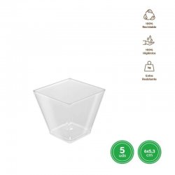 5 Bols Transparents