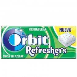 Orbit Refreshers Menthe Poivrée Sans Sucre