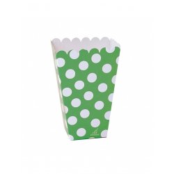 Boîte à pop-corn à Pois Vert