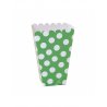 Boîte à pop-corn à Pois Vert