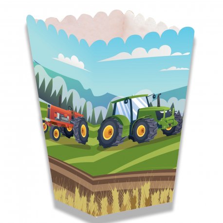 Boîte Tracteur de Popcorn