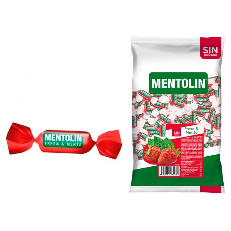 Mentolin à la Fraise et à la Menthe Sans Sucre 1Kg
