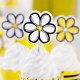 6 Toppers de Fleurs