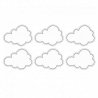 Autocollants avec Forme de Nuage