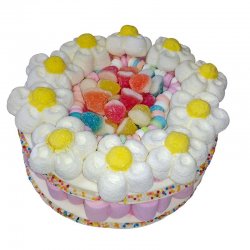 Gâteau de Bonbons Fleurs 350 G
