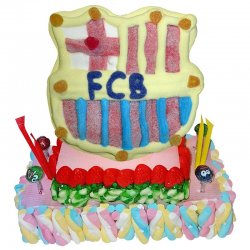 Gâteau de Bonbons FC Barcelona