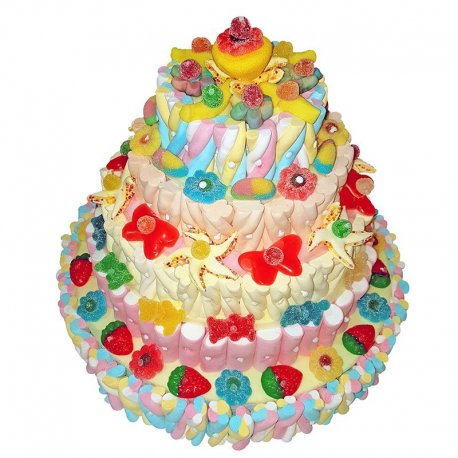 Gâteau de Bonbons 6 Étages 1,3 Kg