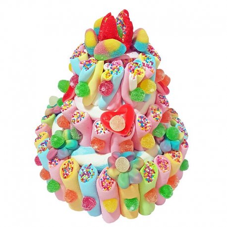 Gâteau de Bonbons Multicolor 550 G