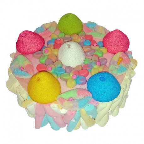 Gâteau de Bonbons Gélifiés de Couleurs 250 G